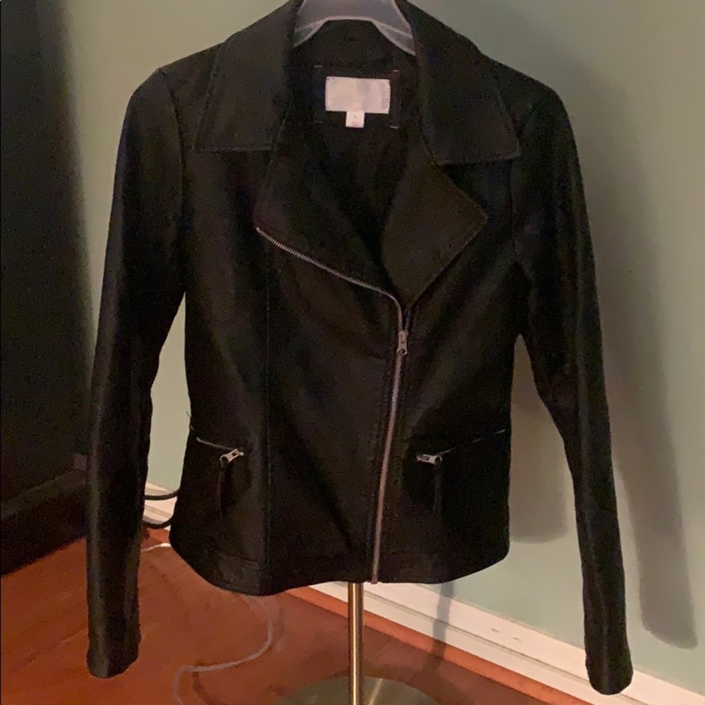 Girl’s faux leather jacket
